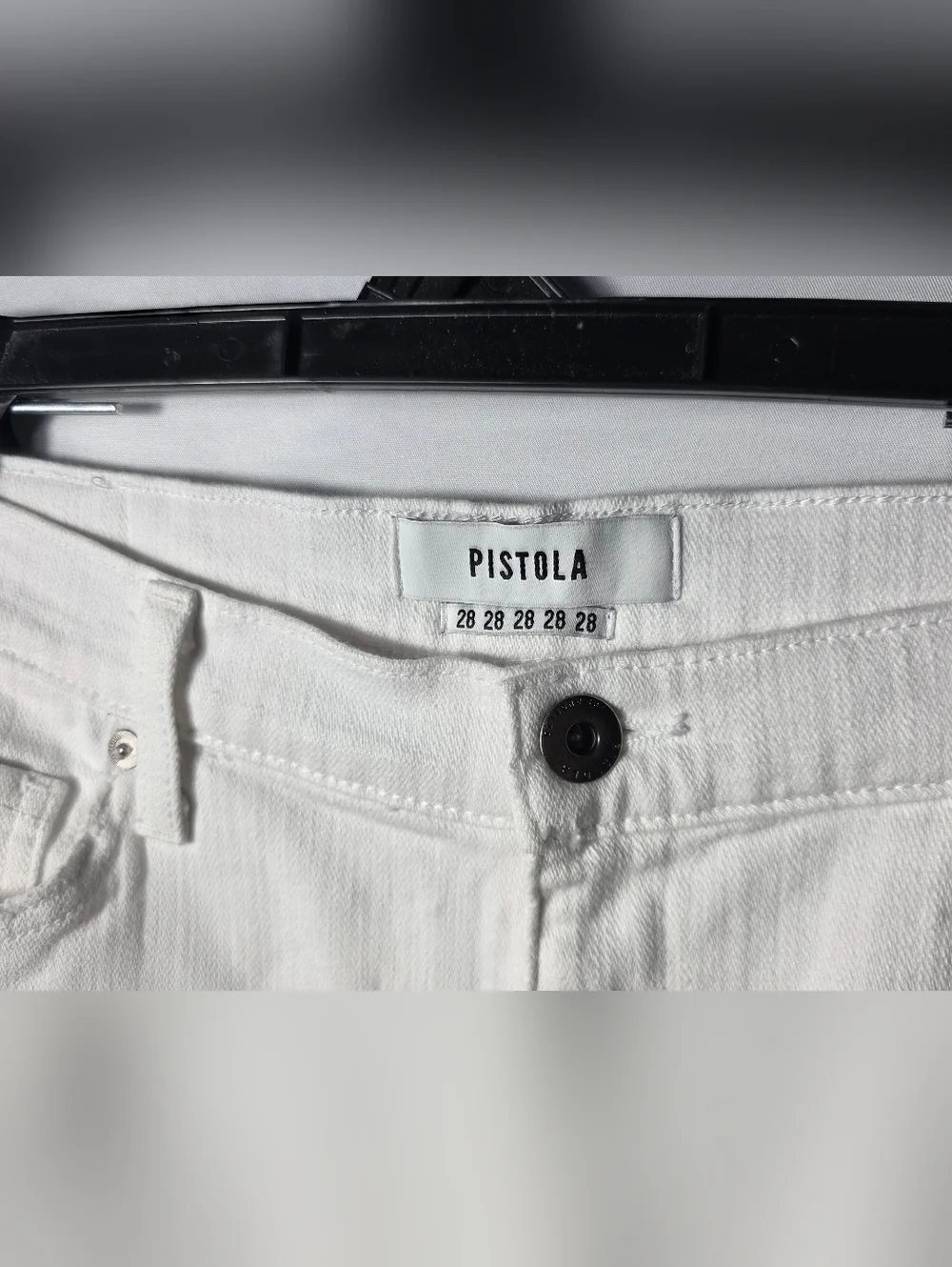 Pistola White Distressed Denim Cutoff Shorts  28 Or Women's 6 Designer Preppy